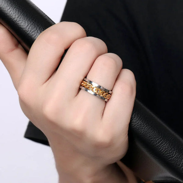 Colorful Fidget Spinner Ring
