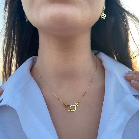 Minimal Pride Necklace