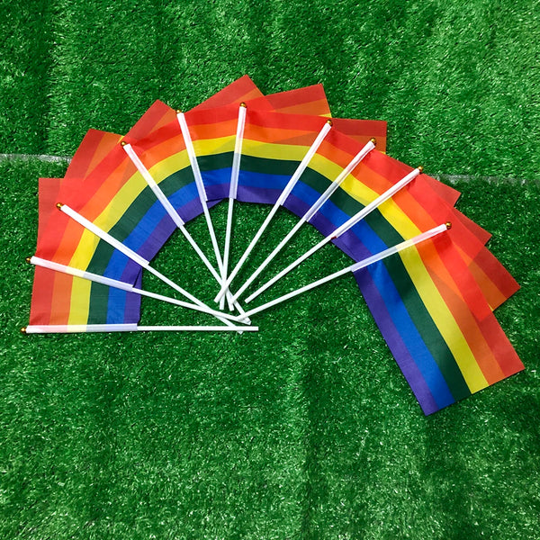 Rainbow Pride Hand Flag