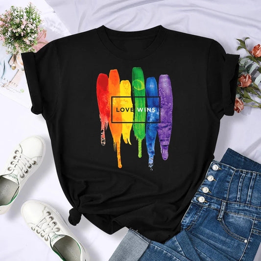 Love wins Graphic T-Shirts